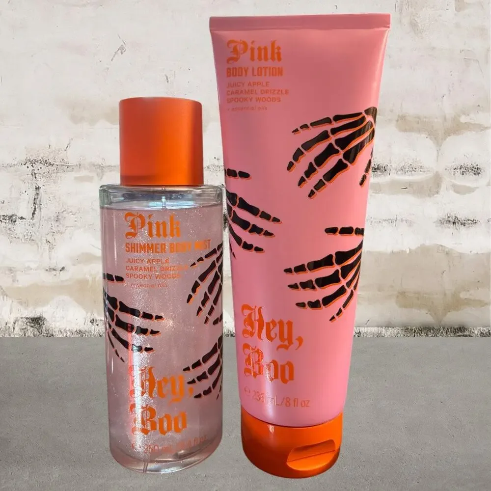 Victoria Secret's PINK $39 Hey Boo Lotion & Body Mist NEW